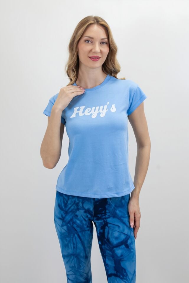 Açık Mavi Renk T- Shirt I Heyy's Activewear