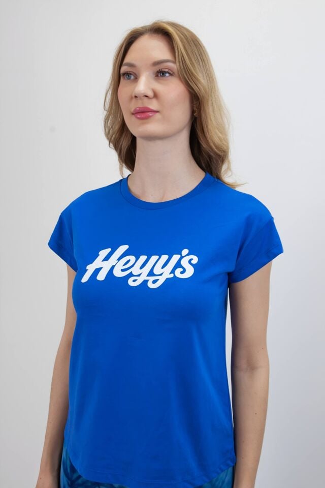 Saks Mavi T- Shirt I Heyy's Activewear