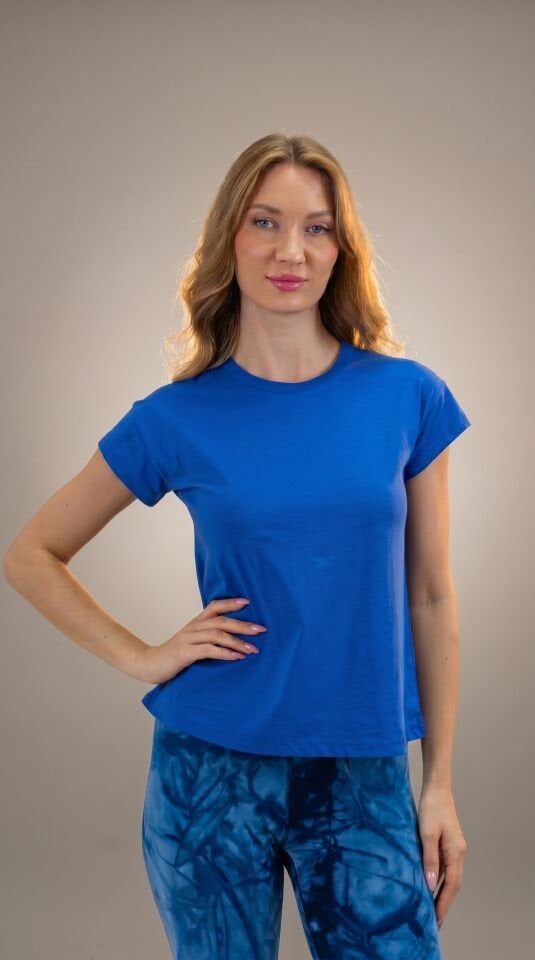 Saks Mavi Renk T- Shirt I Heyy's Activewear