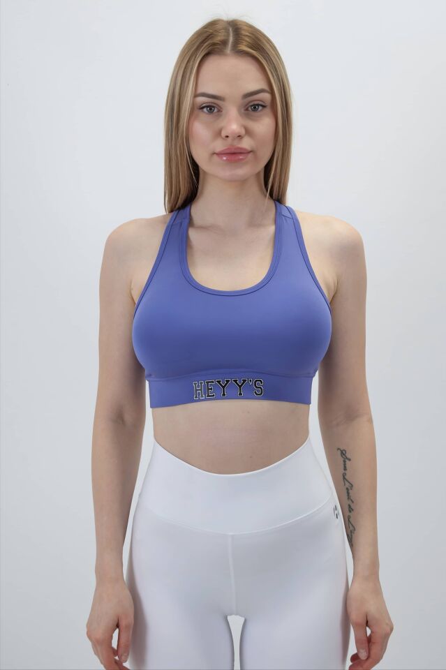 Sporcu Sütyeni Mor Bra (Göğüs Pedli) I Heyy's Activewear