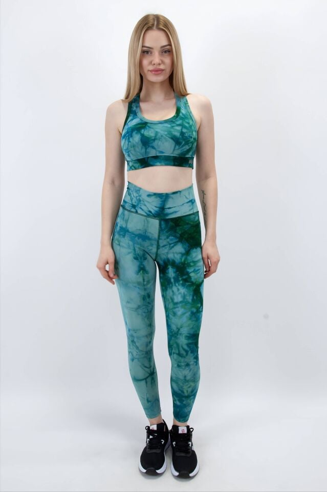 Zümrüt Su Yeşil Batik Tayt  I Heyy's Activewear