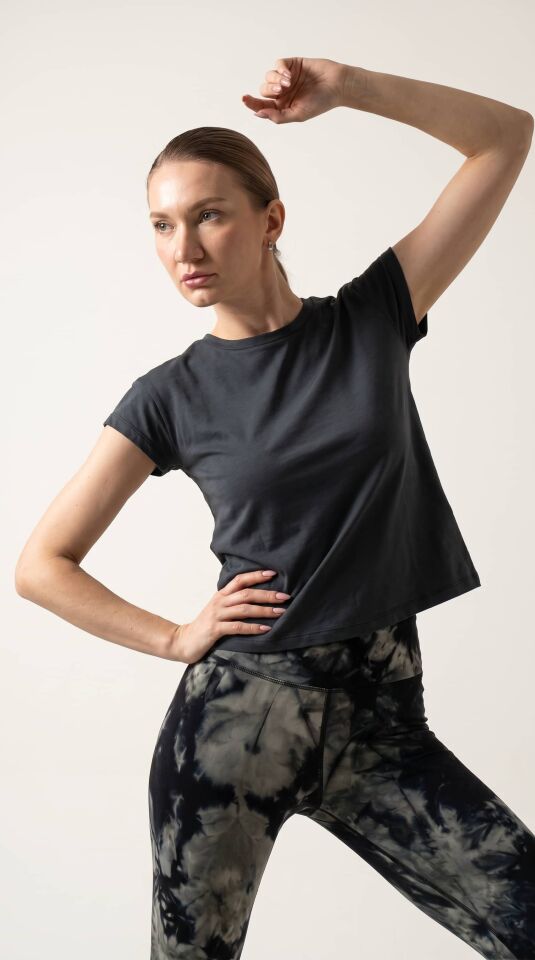 Antrasit Gri Renk T-Shirt