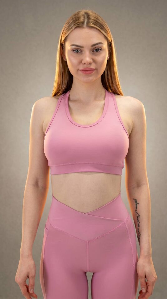 Sporcu Sütyeni Pembe Büstiyer